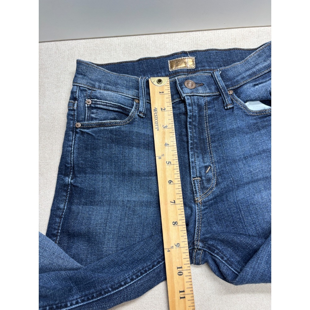 Mother Jeans Womens 24 Blue High Waisted Runaway Flare Tempted Again Stretch - Picture 9 of 11